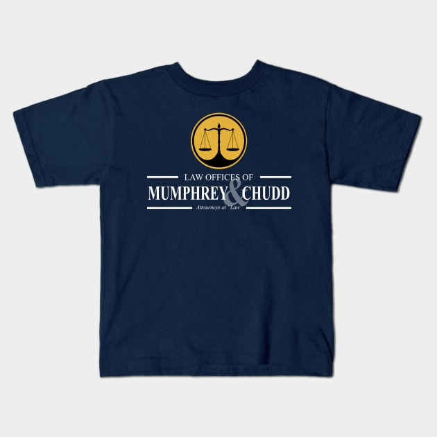 Mumphrey & Chudd Kids T-Shirt by onewordgo
